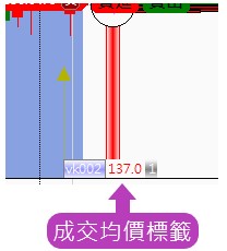 顯示成交均價標籤
